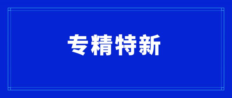 2019年度省級“專精特新”中小企業 擬認定名單公示